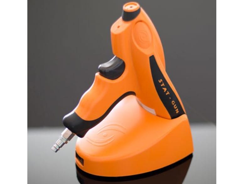 Wedge Clamp Promises Cleaner Job with Stat-Gun