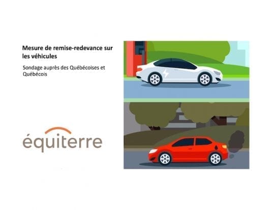Équiterre sondage 2020