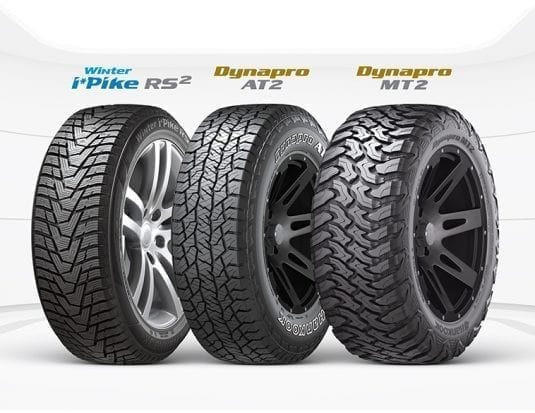 Avec des prix dans les catégories pneus d'hiver, tout-terrain et hors route, le pneu Hankook a reçu le Red Dot Award 2020.