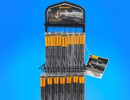 The ClearContact floor display is ideal for automotive service facilities, tire stores, and quick lubes. (Photo : Continental)