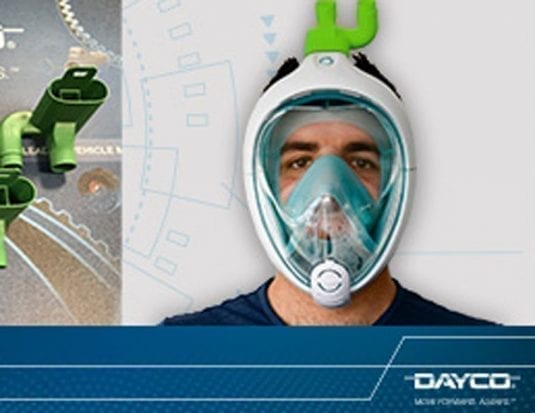 Dayco a saisi l'occasion de produire un élément clé - la Charlotte Valve - qui permet de transformer le masque en un appareil respiratoire médical. (Photo : Dayco)