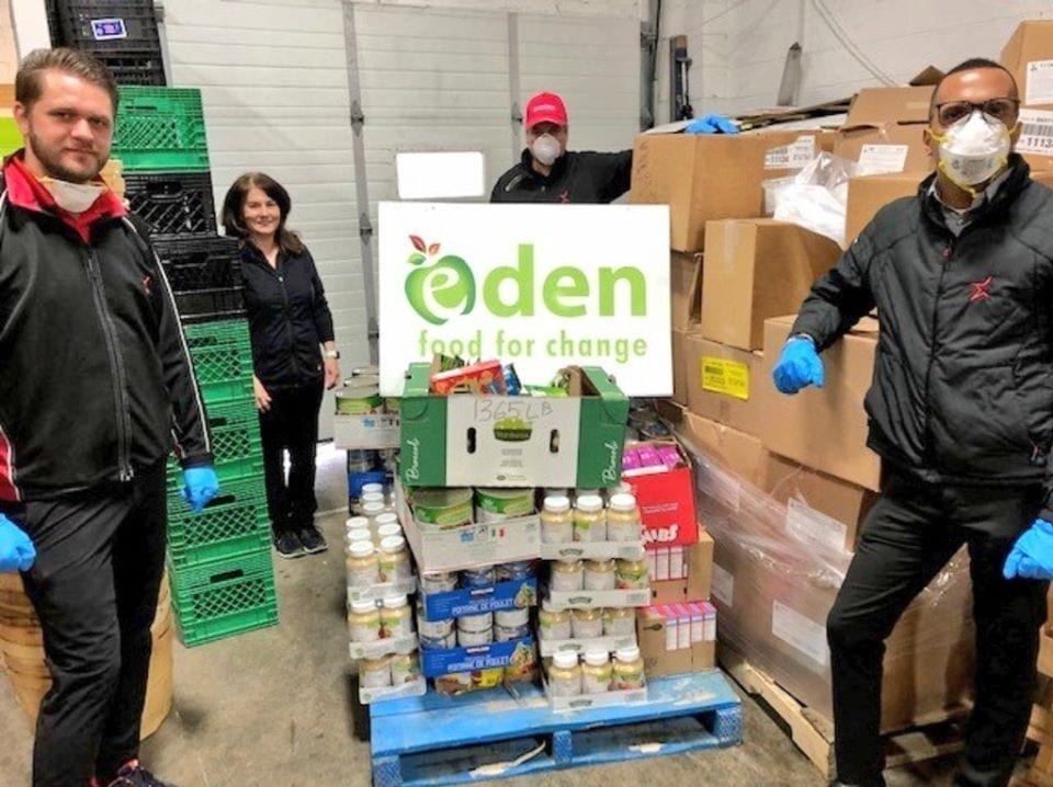 Collision Repair Group Makes Donation to Eden Food for Change in