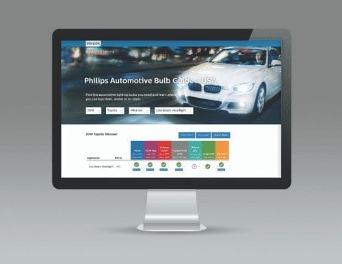 Philips Automotive Bulb Look Up