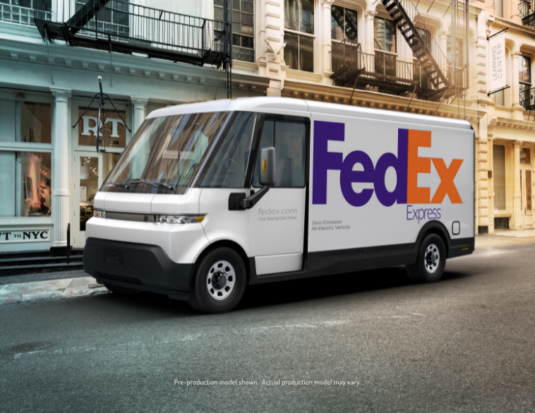 GM Brightdrop FedEx EV600 production
