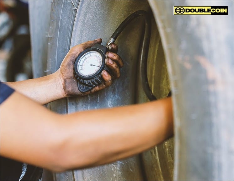 Double Coin tire pressure check