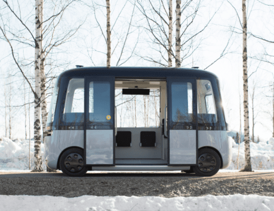 GACHA autonomous bus smart tires Nokian