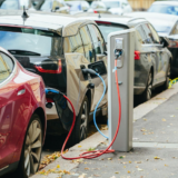 EV cars charging