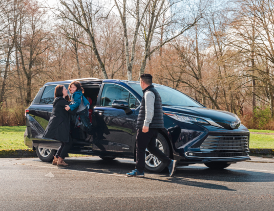 toyota sienna Canada road trip family