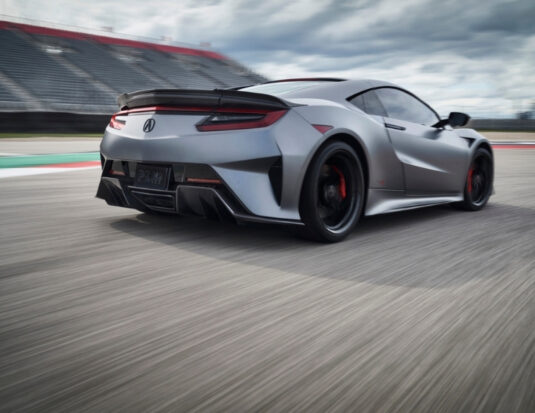 Acura NSX Type S Pirelli P Zero tire racetrack