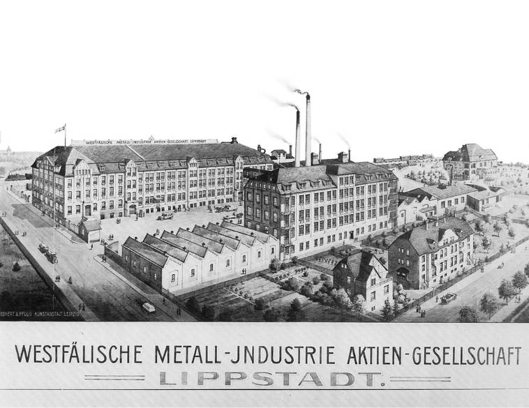 The WMI factory building on Lüningstraße in Lippstadt around 1920.