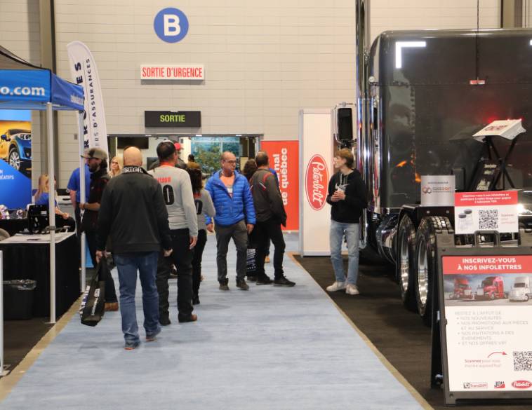 Gestionnaires de parcs et transporteurs se retrouvent au Salon du Camion lourd de Québec